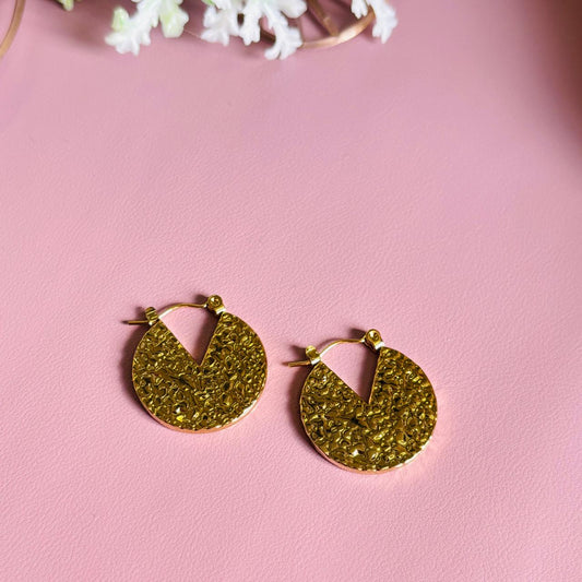 Golden Ripple Earrings