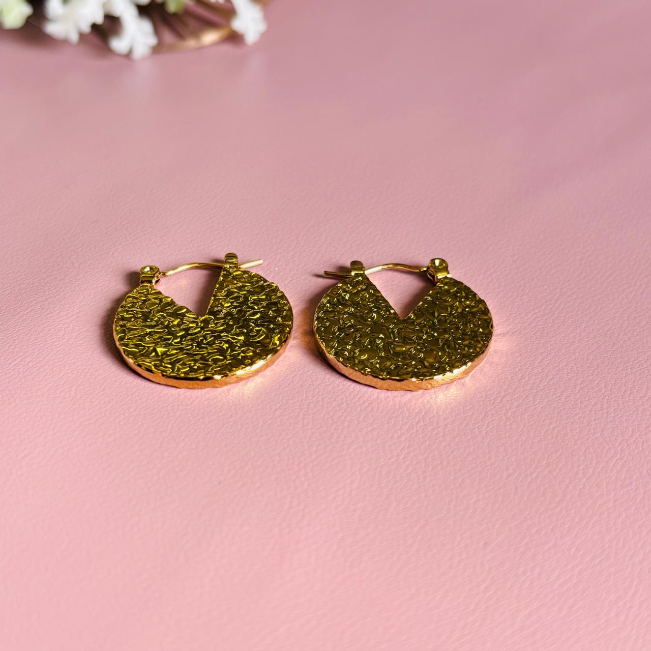 Golden Ripple Earrings