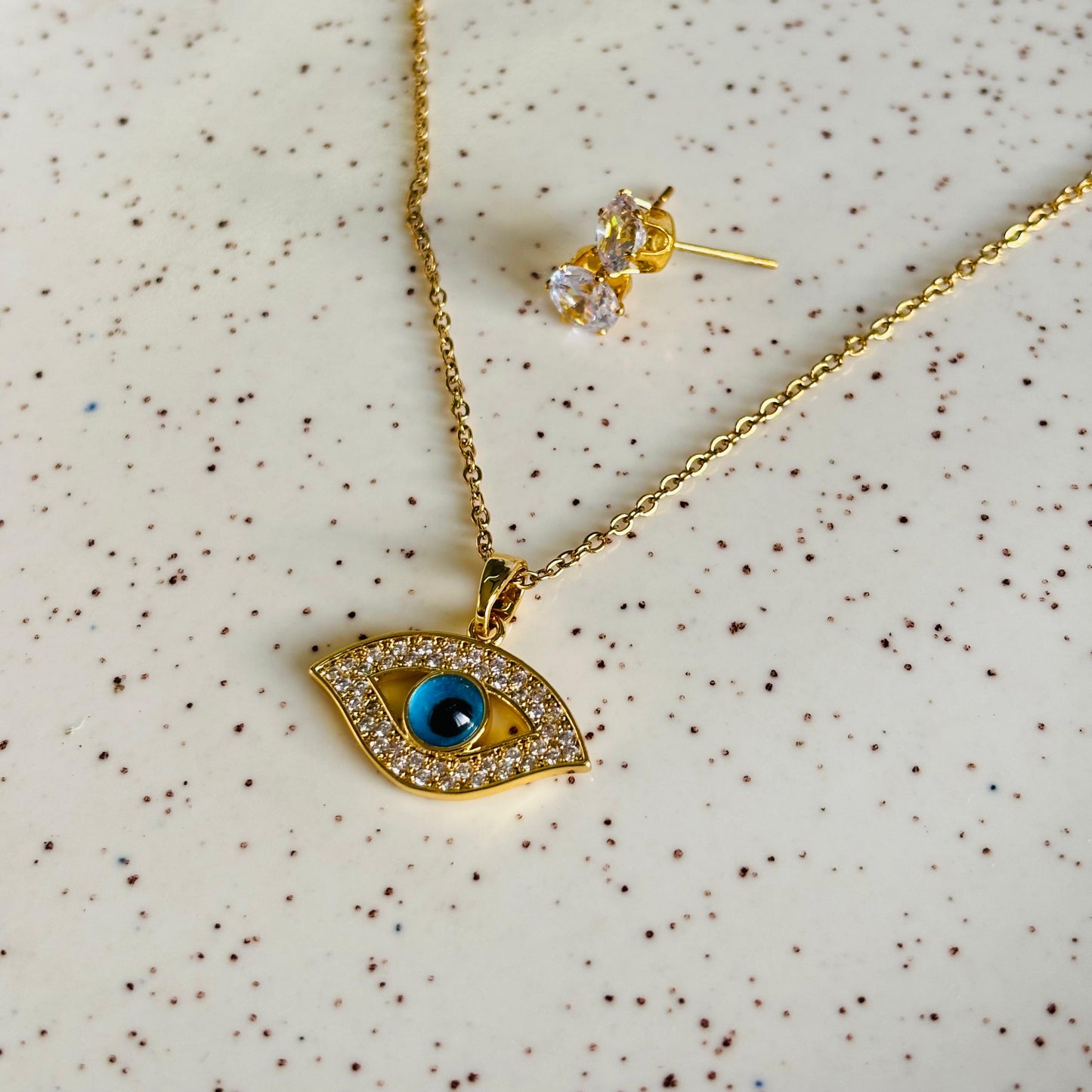 Evil Eye Pendant Set
