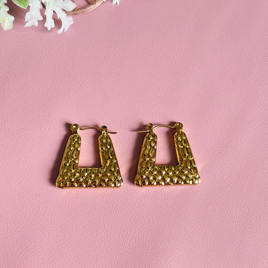 Shimmer Triangle Earrings