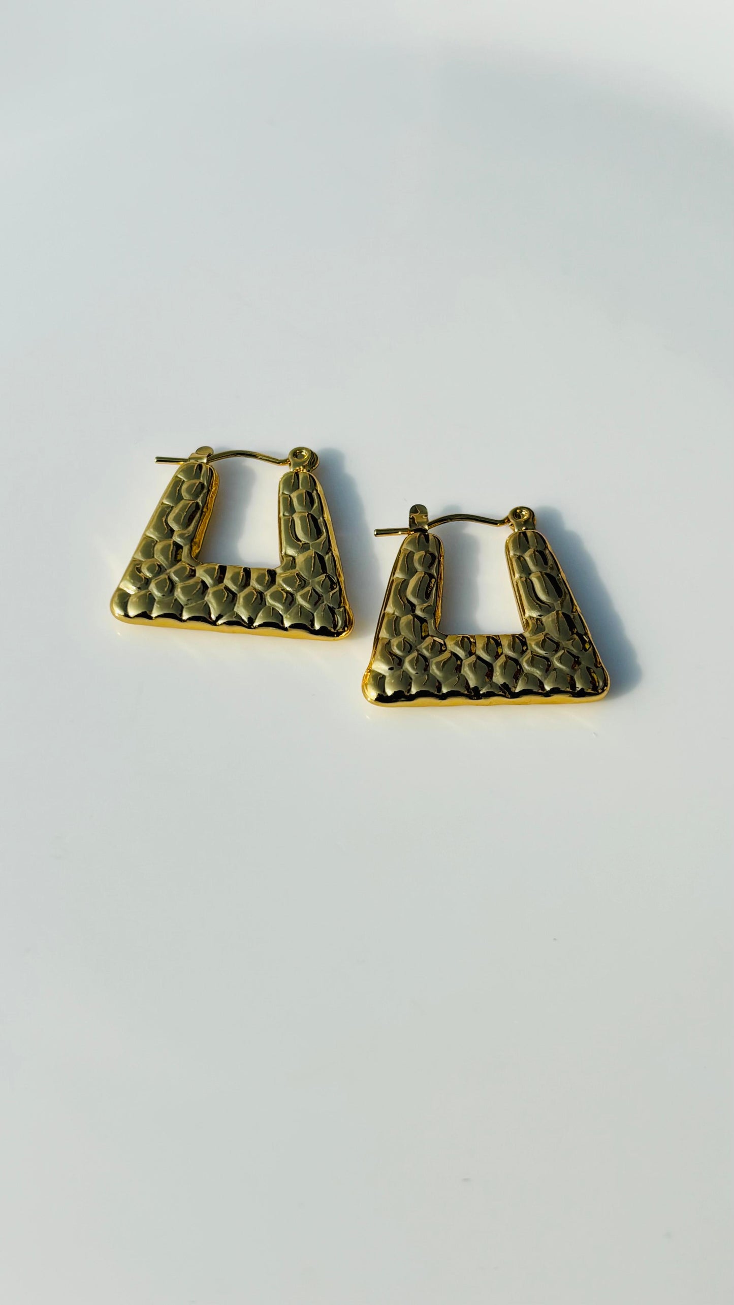 Shimmer Triangle Earrings