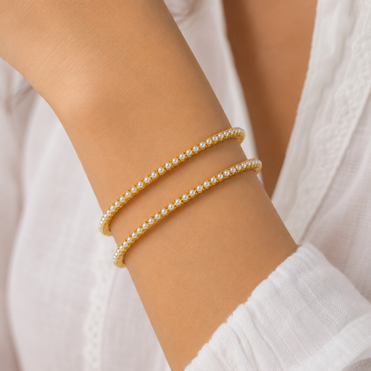Noor Pearl Bangles