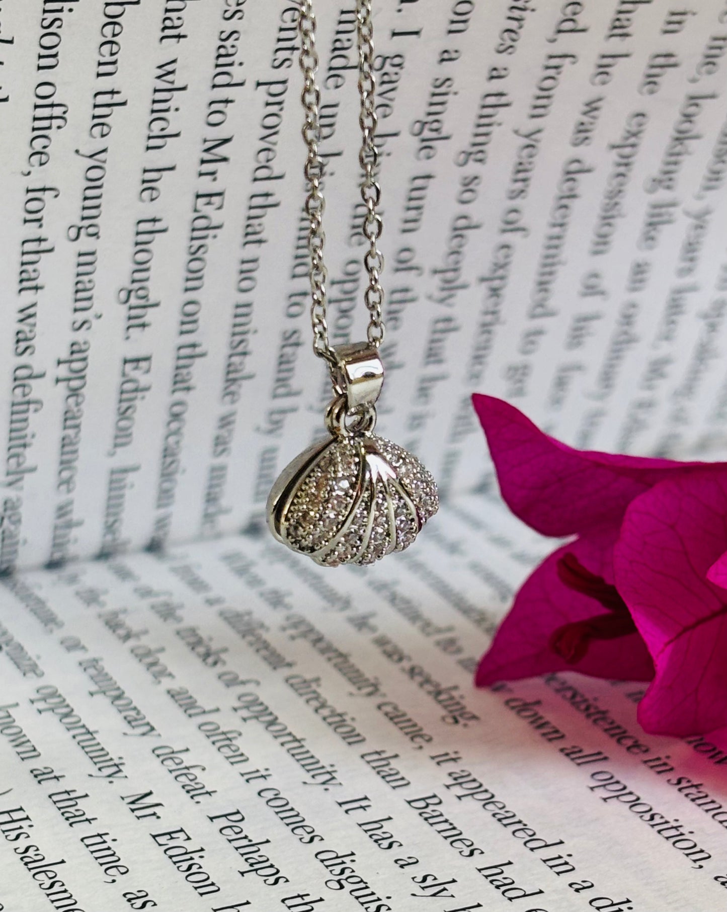 Pearl in a Shell Pendant
