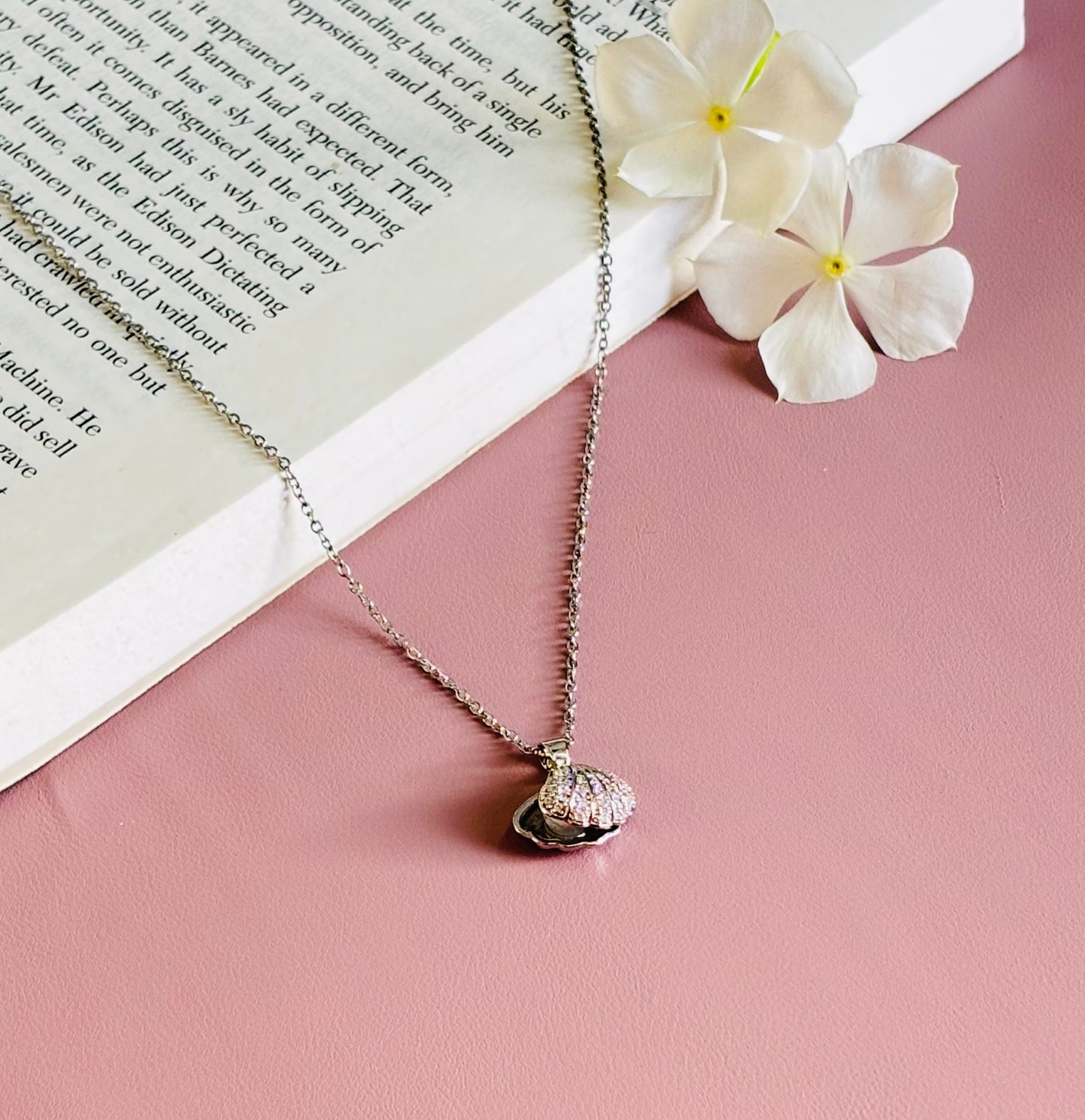 Pearl in a Shell Pendant