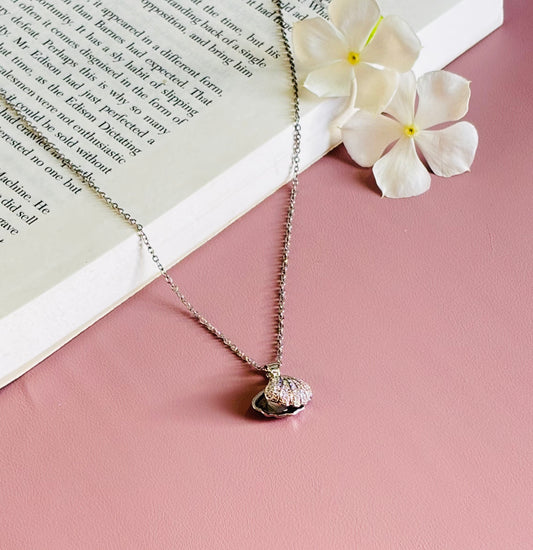 Pearl in a Shell Pendant