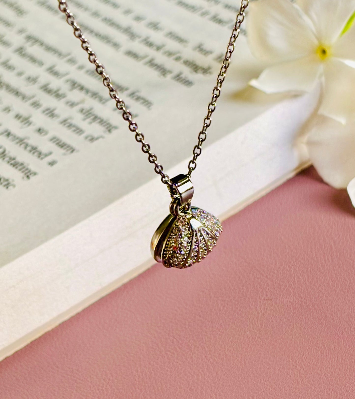 Pearl in a Shell Pendant