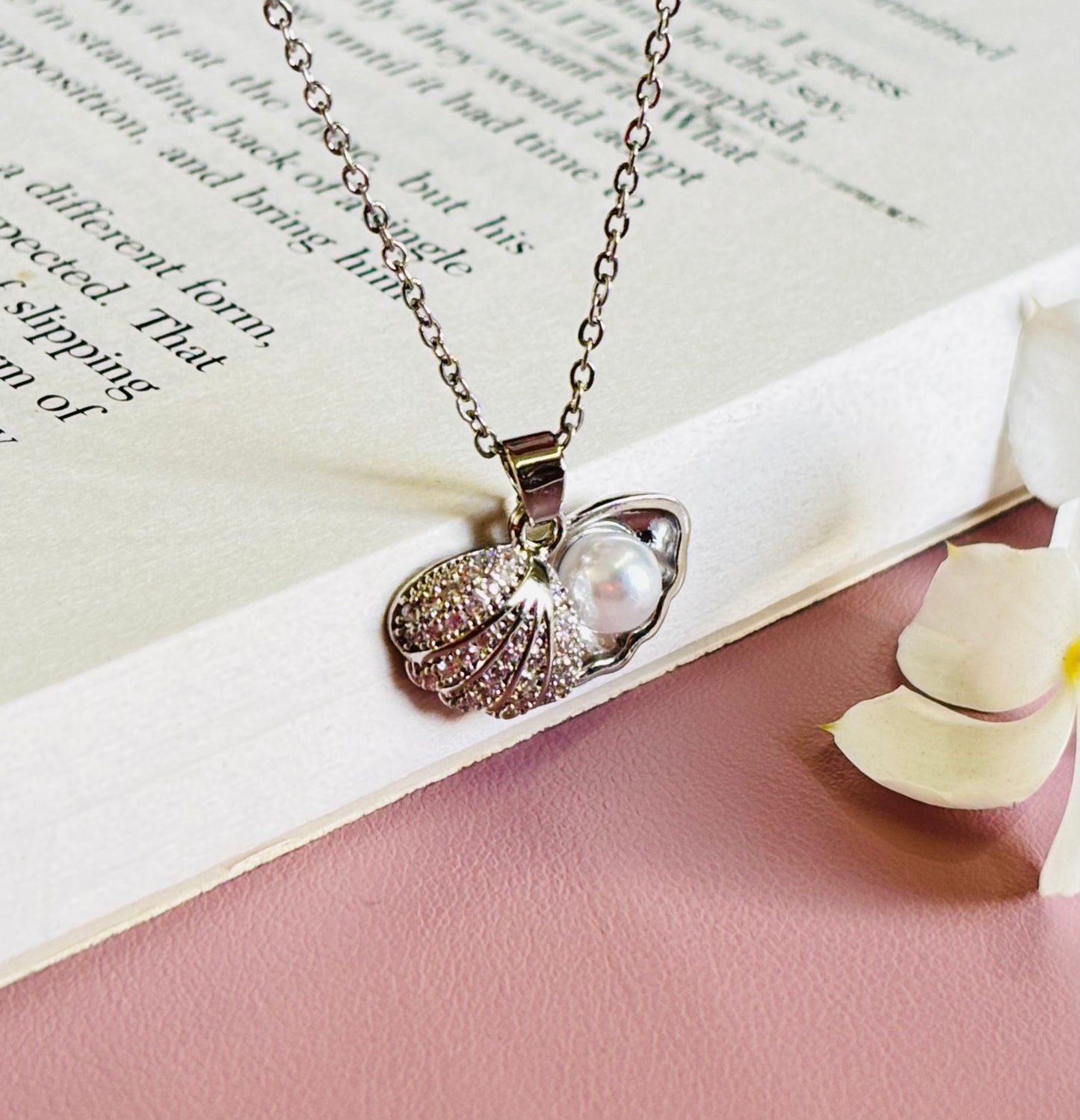 Pearl in a Shell Pendant