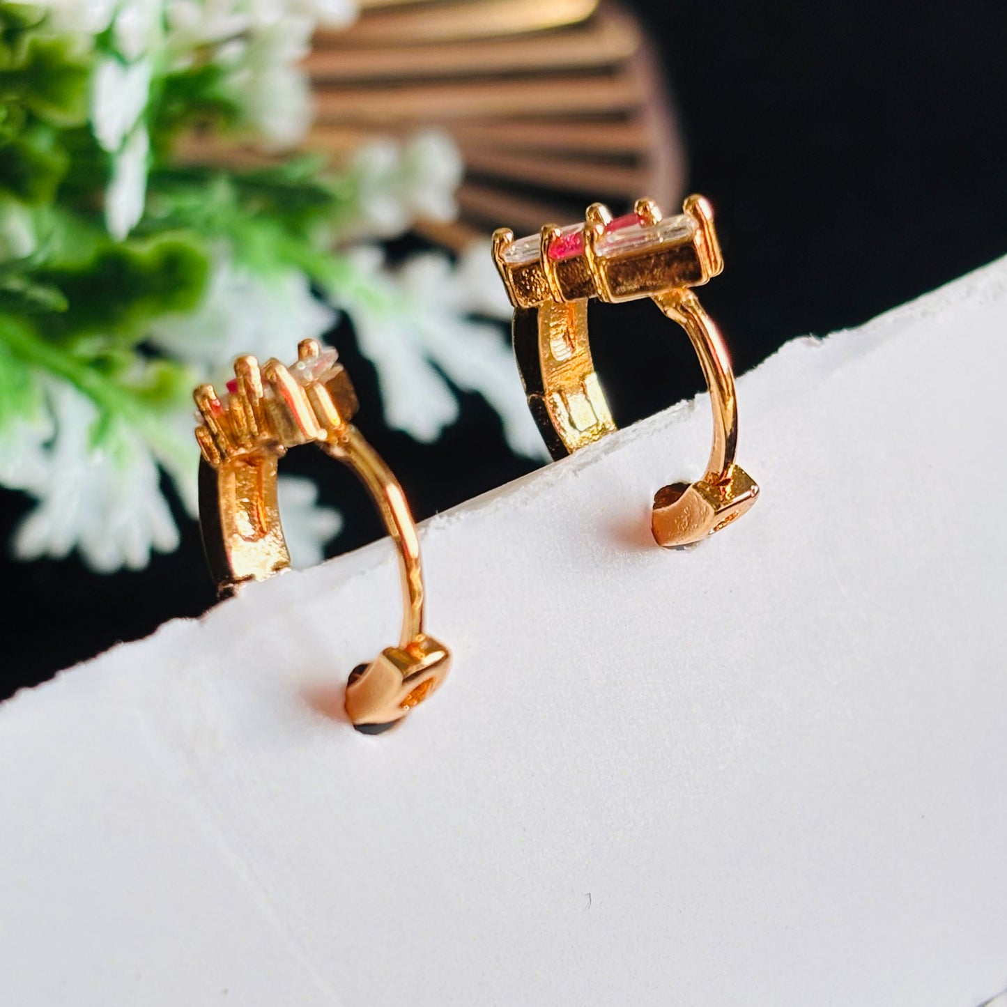 Zic-Zac Hoop Earrings