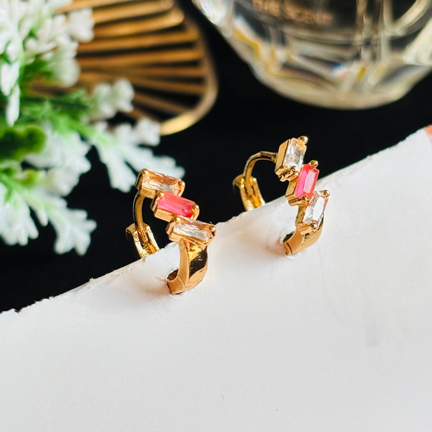 Zic-Zac Hoop Earrings