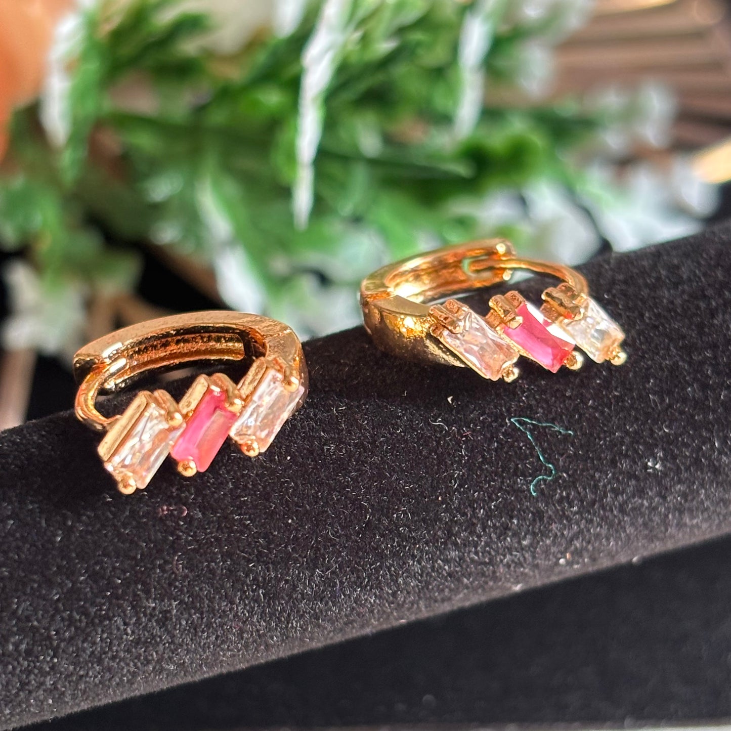 Zic-Zac Hoop Earrings