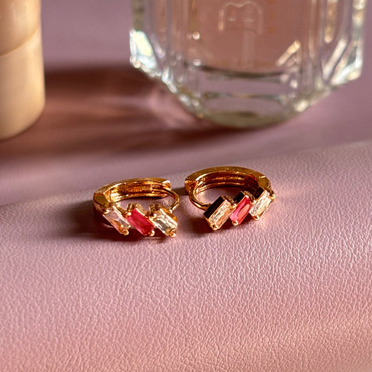 Zic-Zac Hoop Earrings