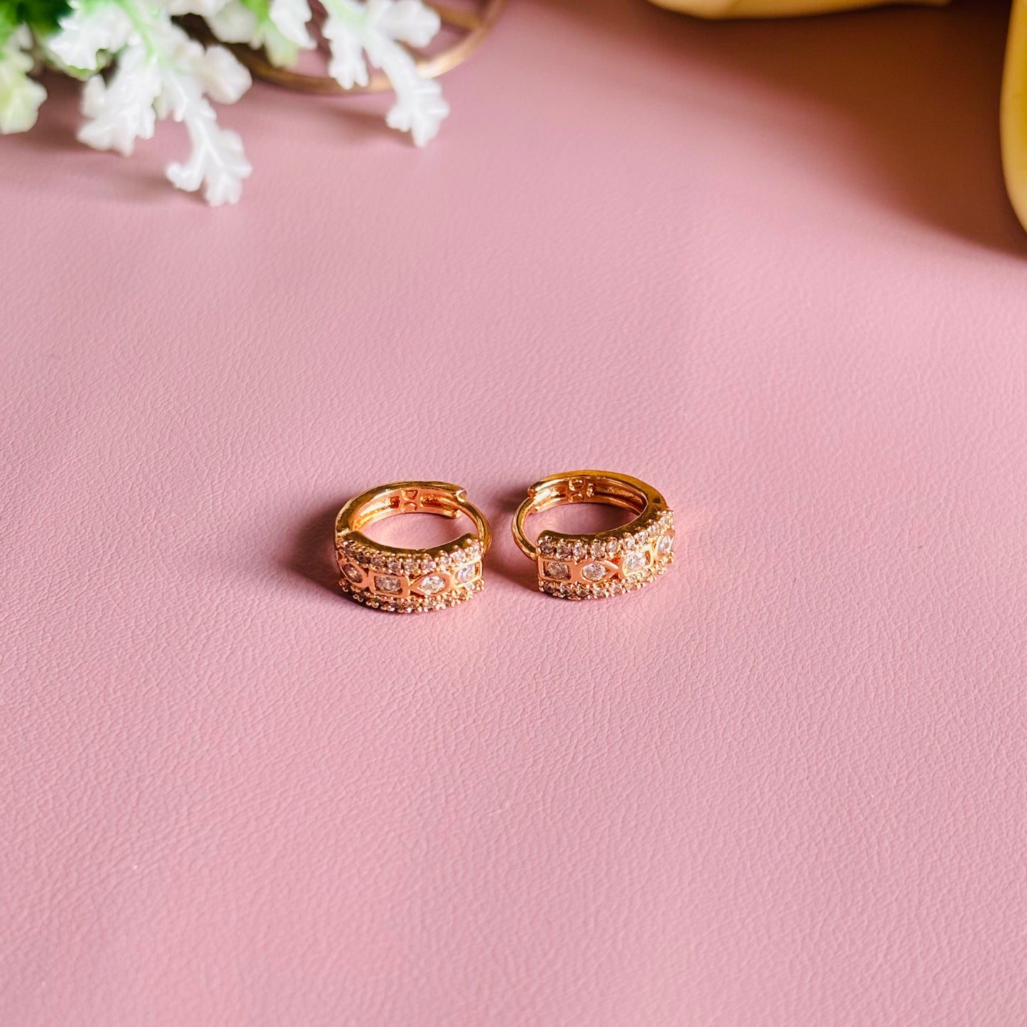 Elegant AD Hoop Earrings