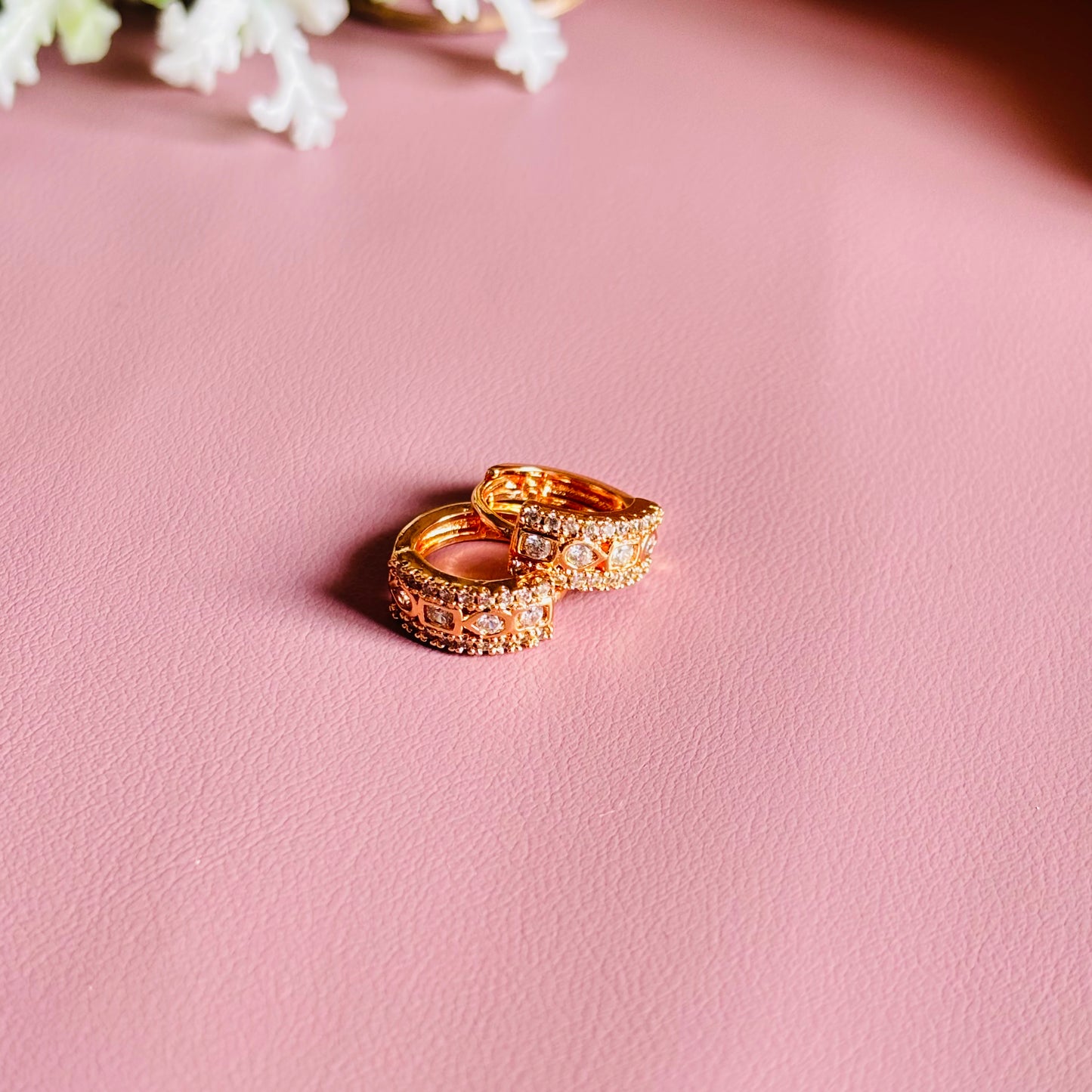 Elegant AD Hoop Earrings