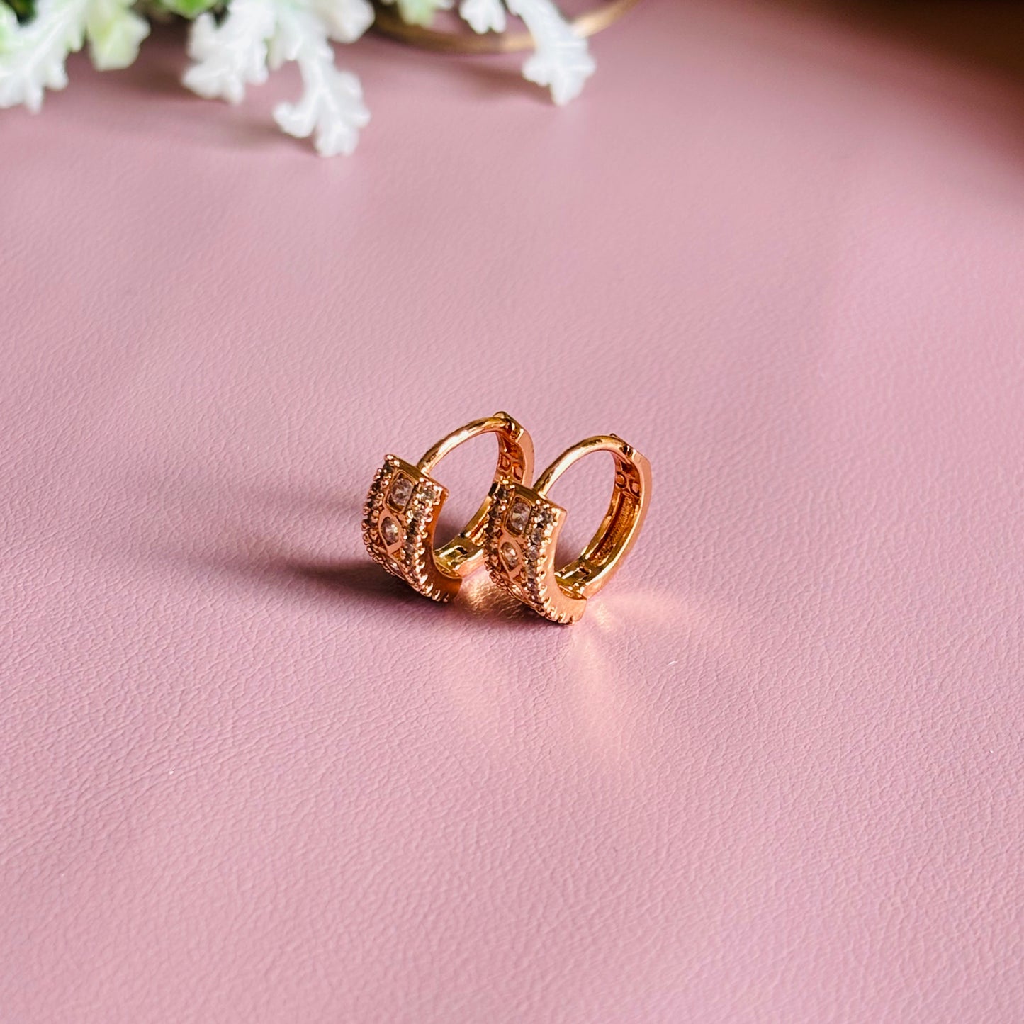Elegant AD Hoop Earrings