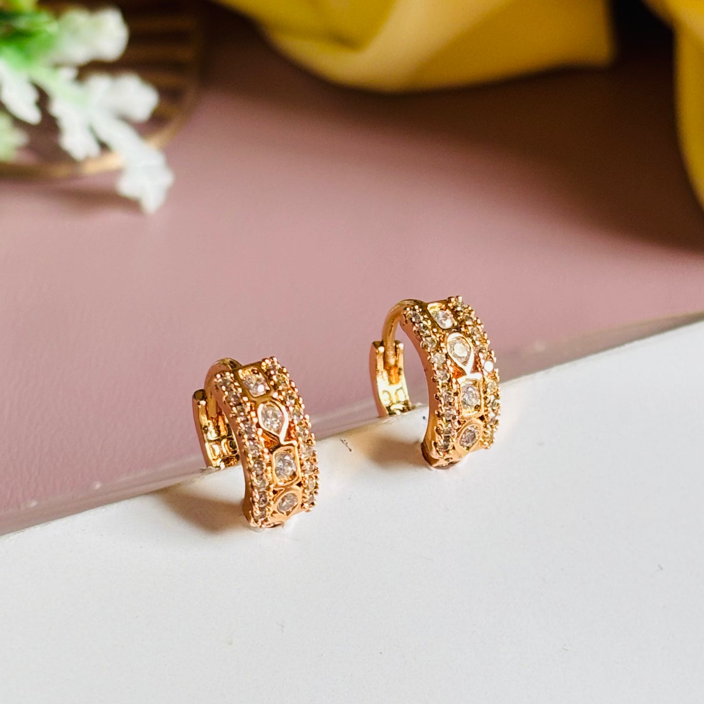 Elegant AD Hoop Earrings