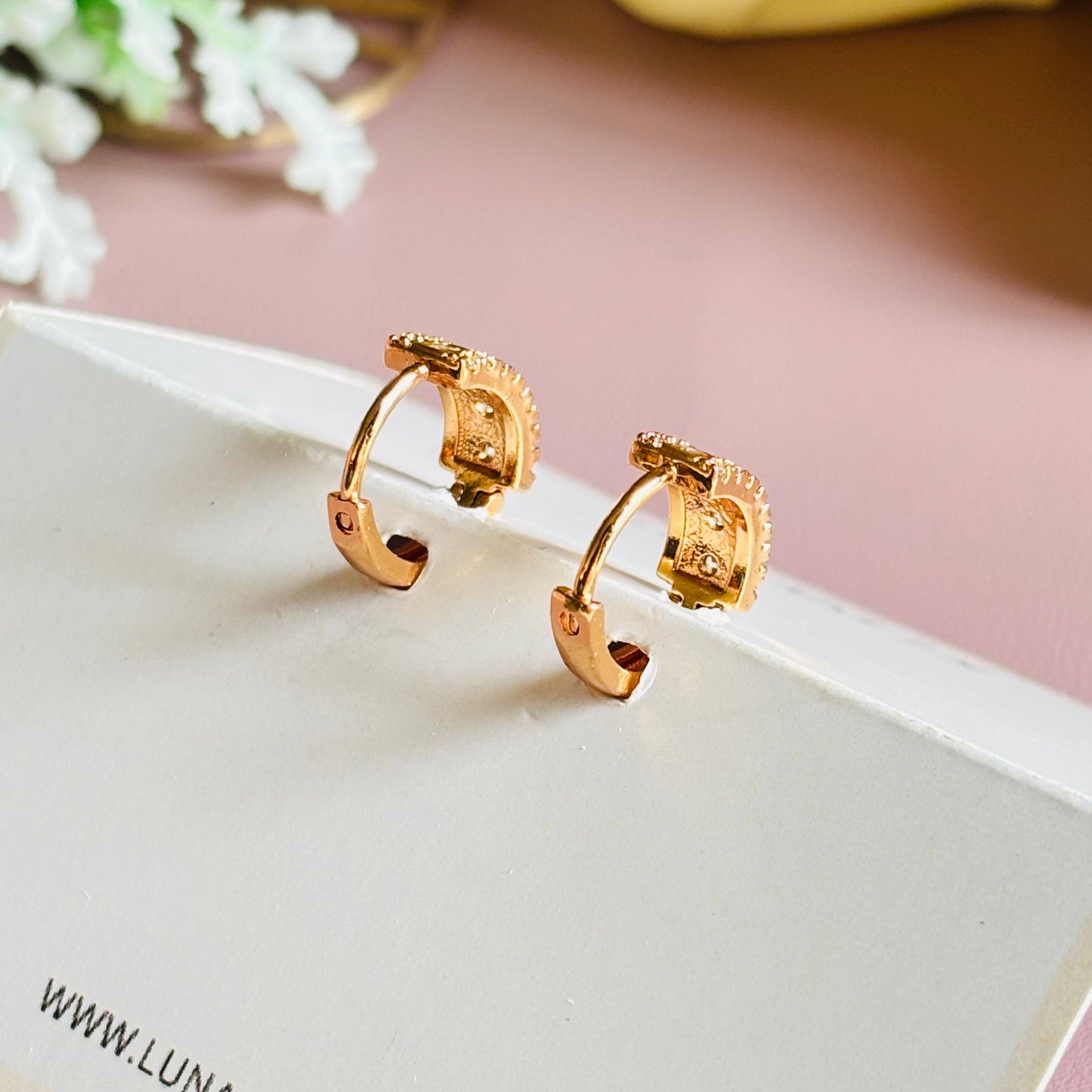 Elegant AD Hoop Earrings