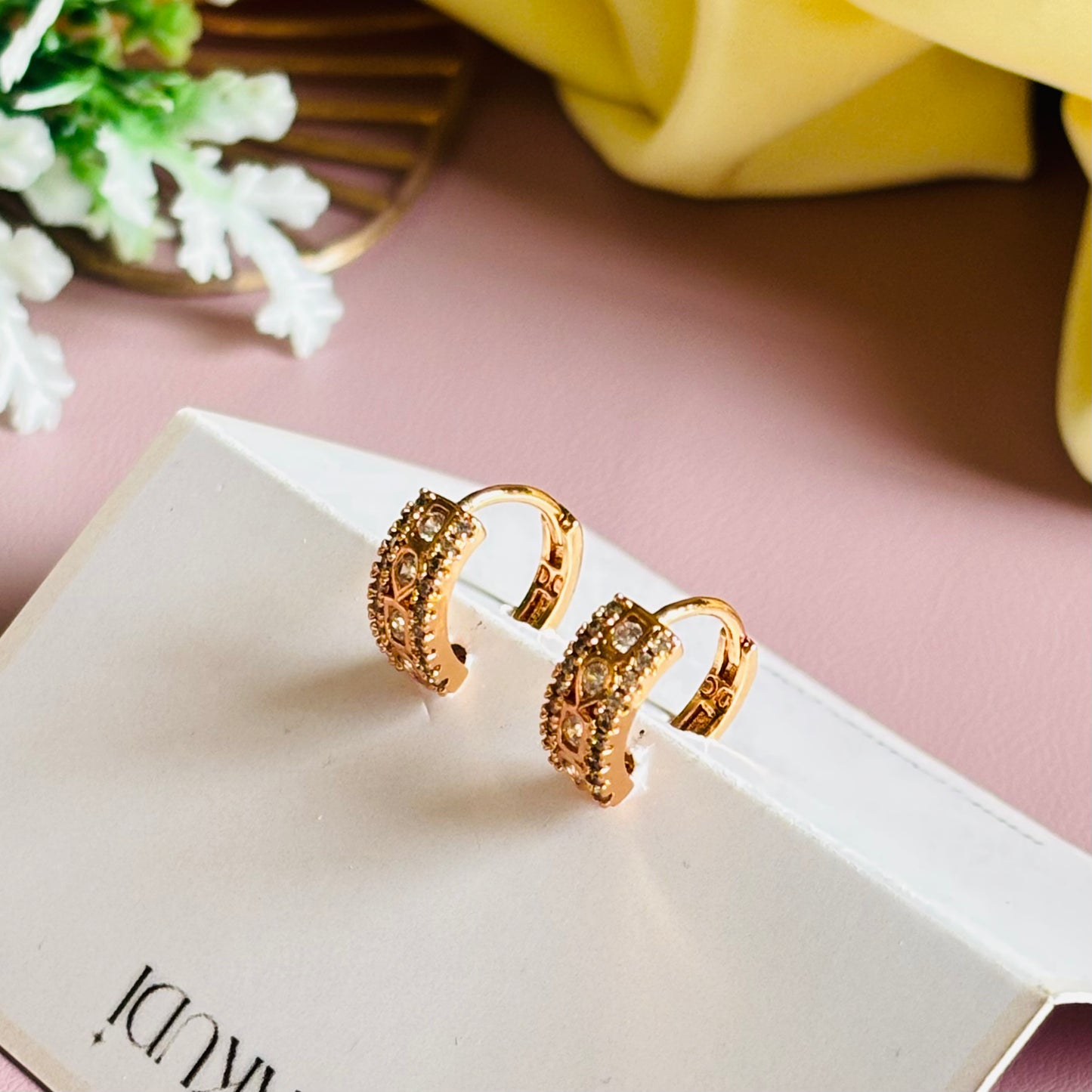 Elegant AD Hoop Earrings