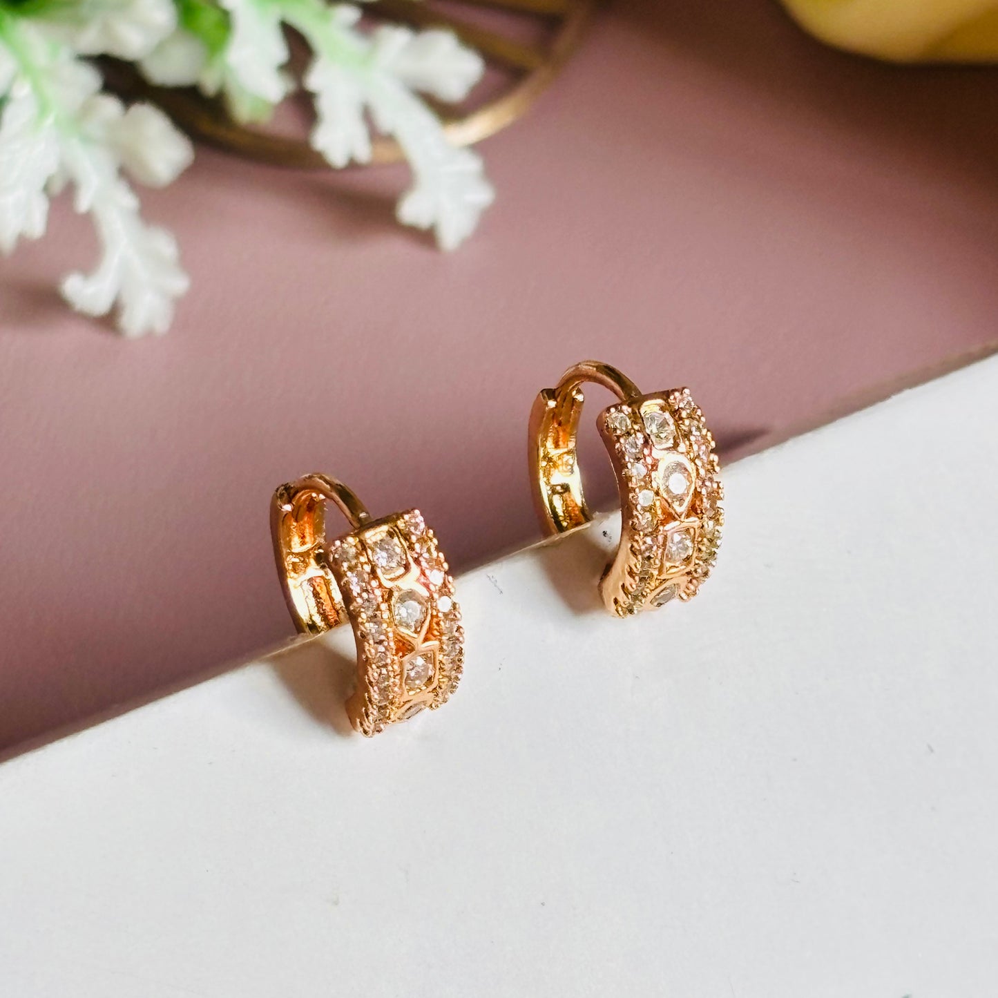 Elegant AD Hoop Earrings