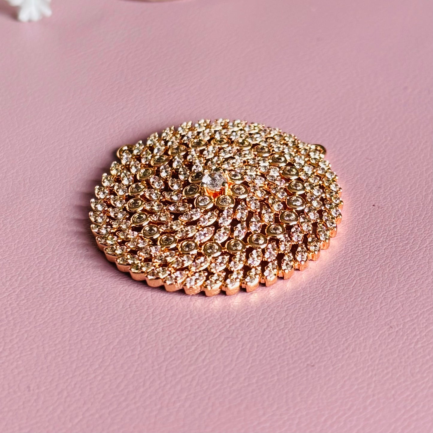 Round AD Pendant Set (Without Chain)