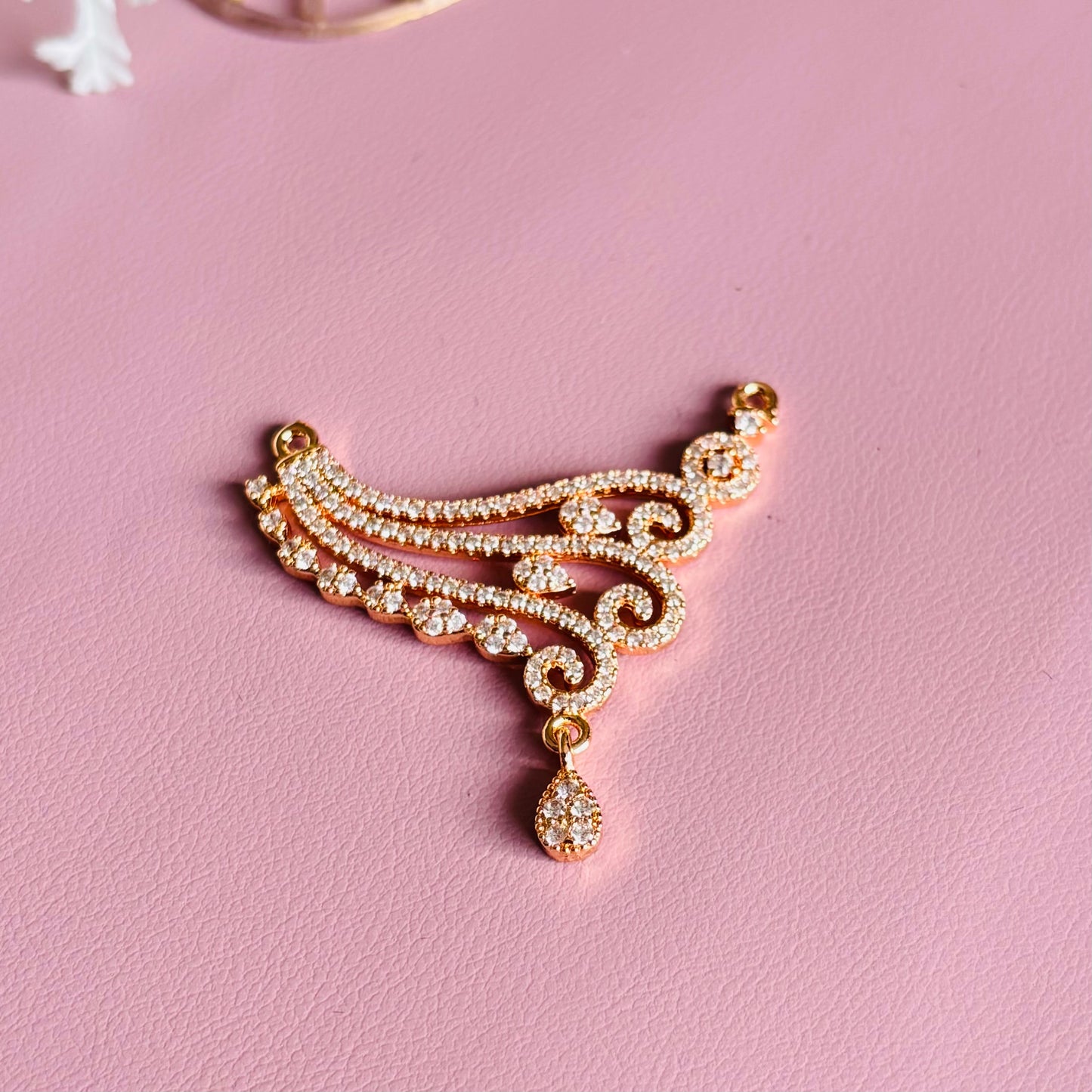 Elegant AD Pendant Set (without chain)