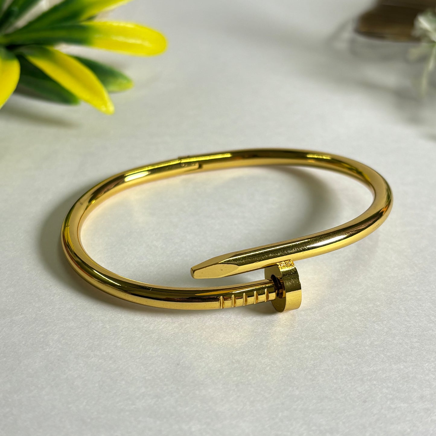 Cartier Golden Nail Bracelet
