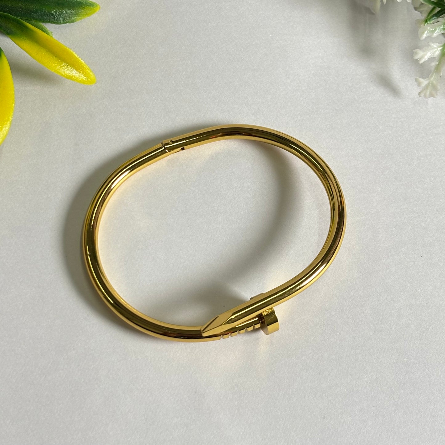 Cartier Golden Nail Bracelet