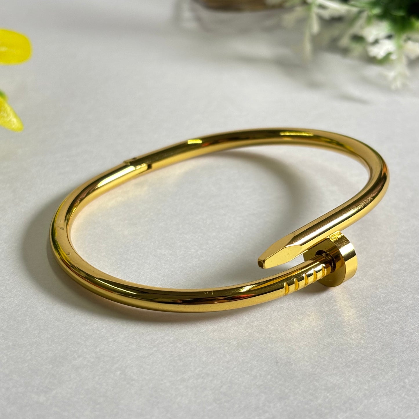 Cartier Golden Nail Bracelet