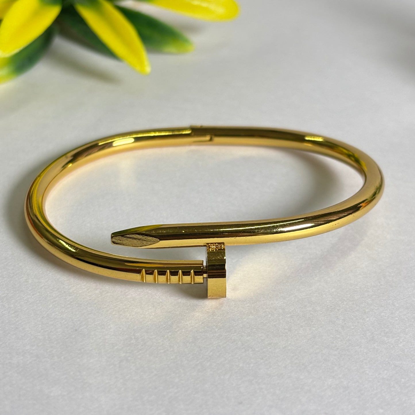 Cartier Golden Nail Bracelet