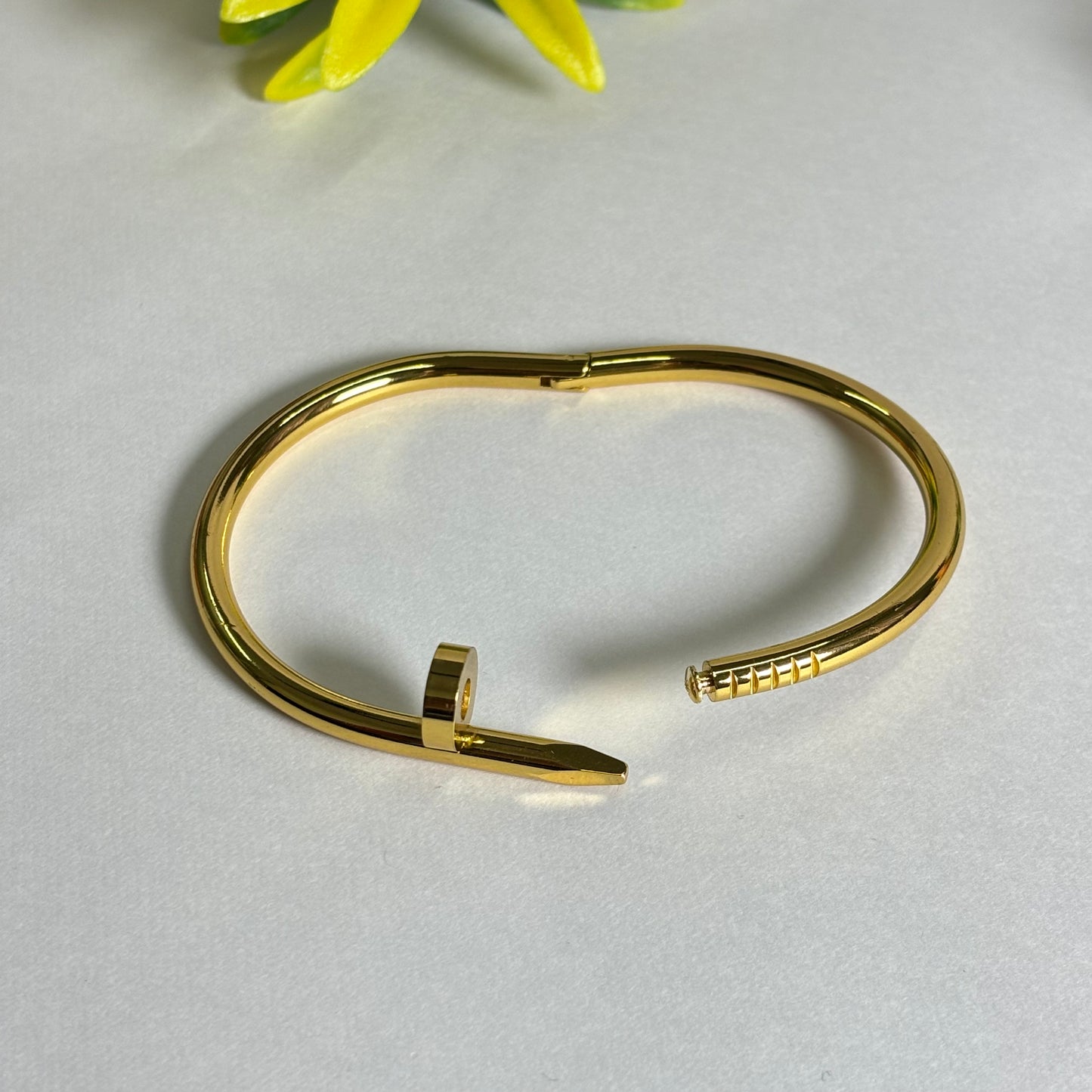 Cartier Golden Nail Bracelet