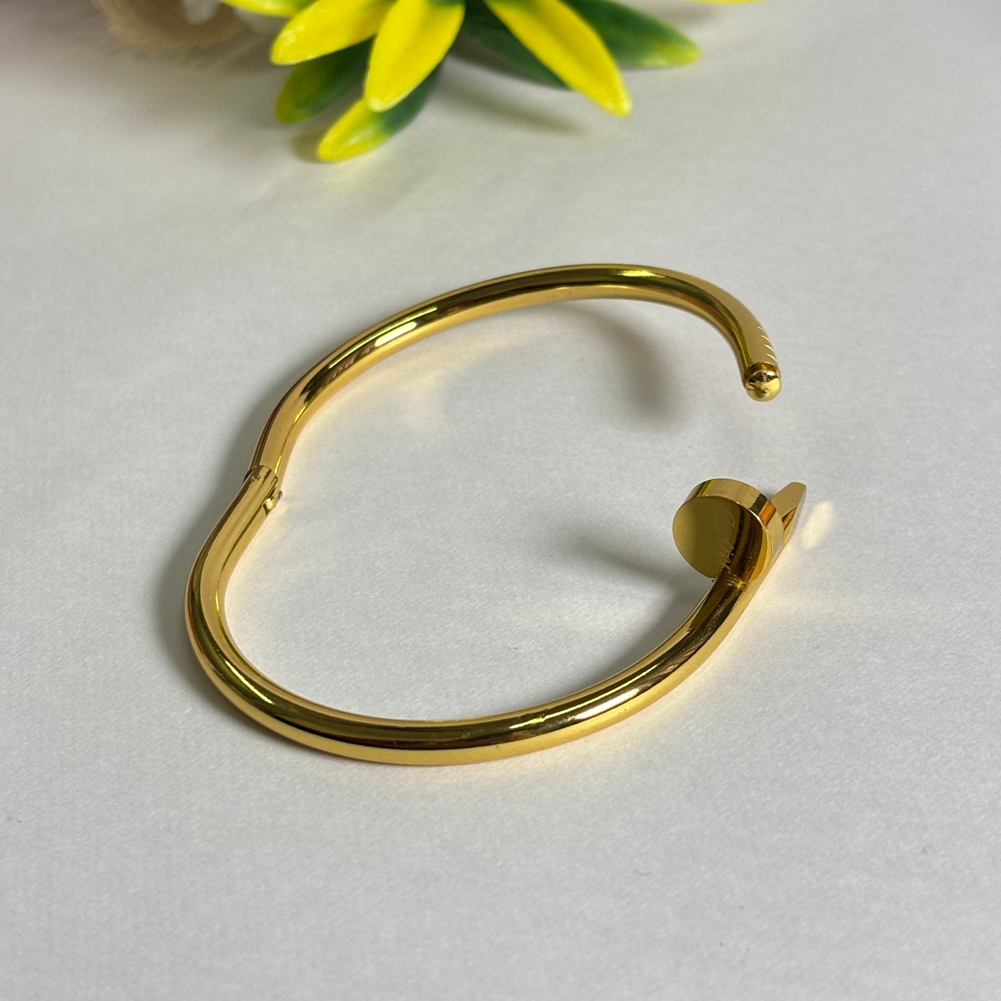 Cartier Golden Nail Bracelet