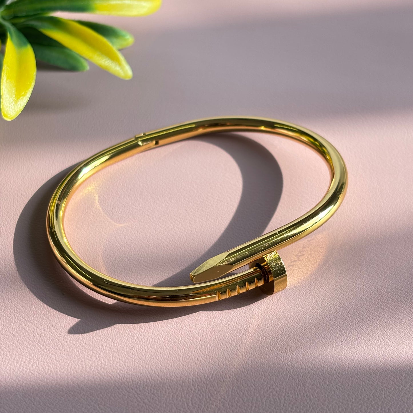 Cartier Golden Nail Bracelet