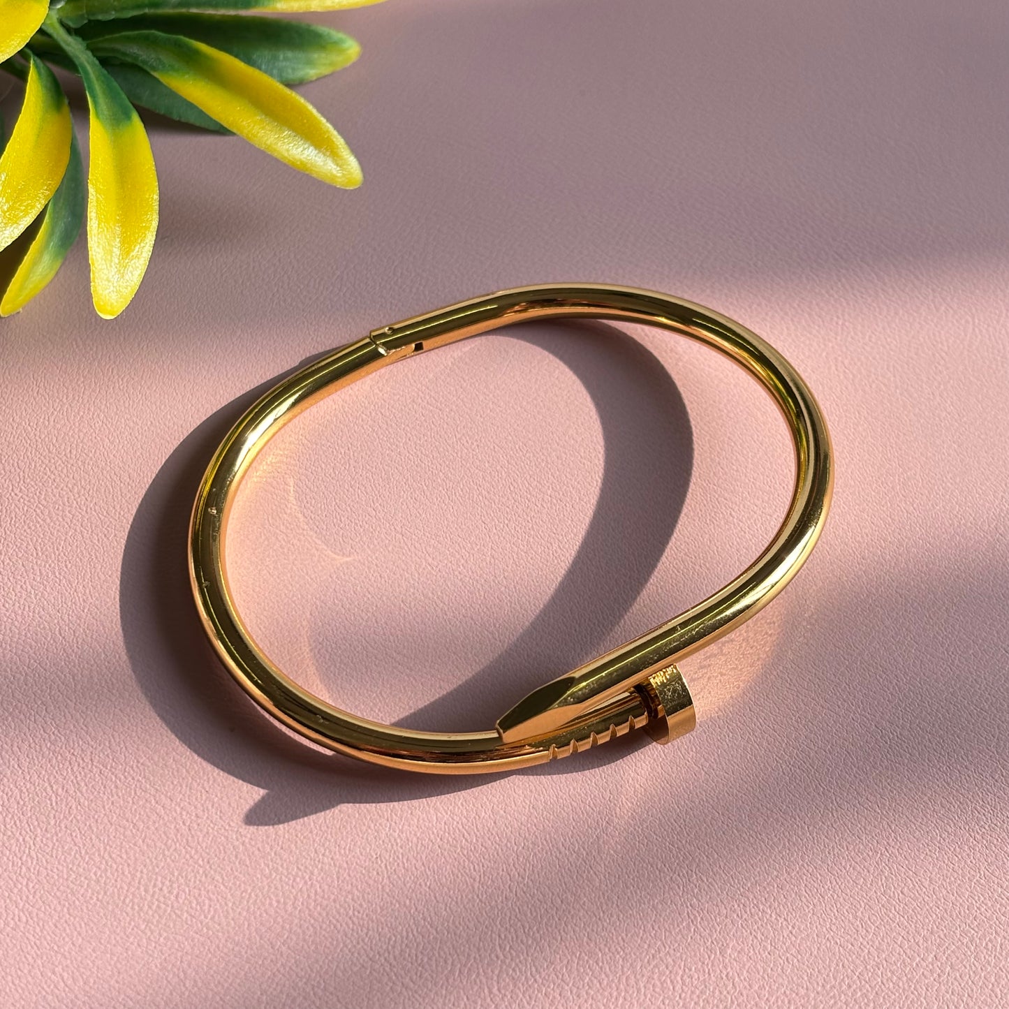 Cartier Golden Nail Bracelet