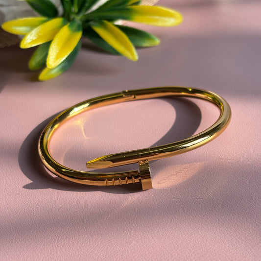 Cartier Golden Nail Bracelet