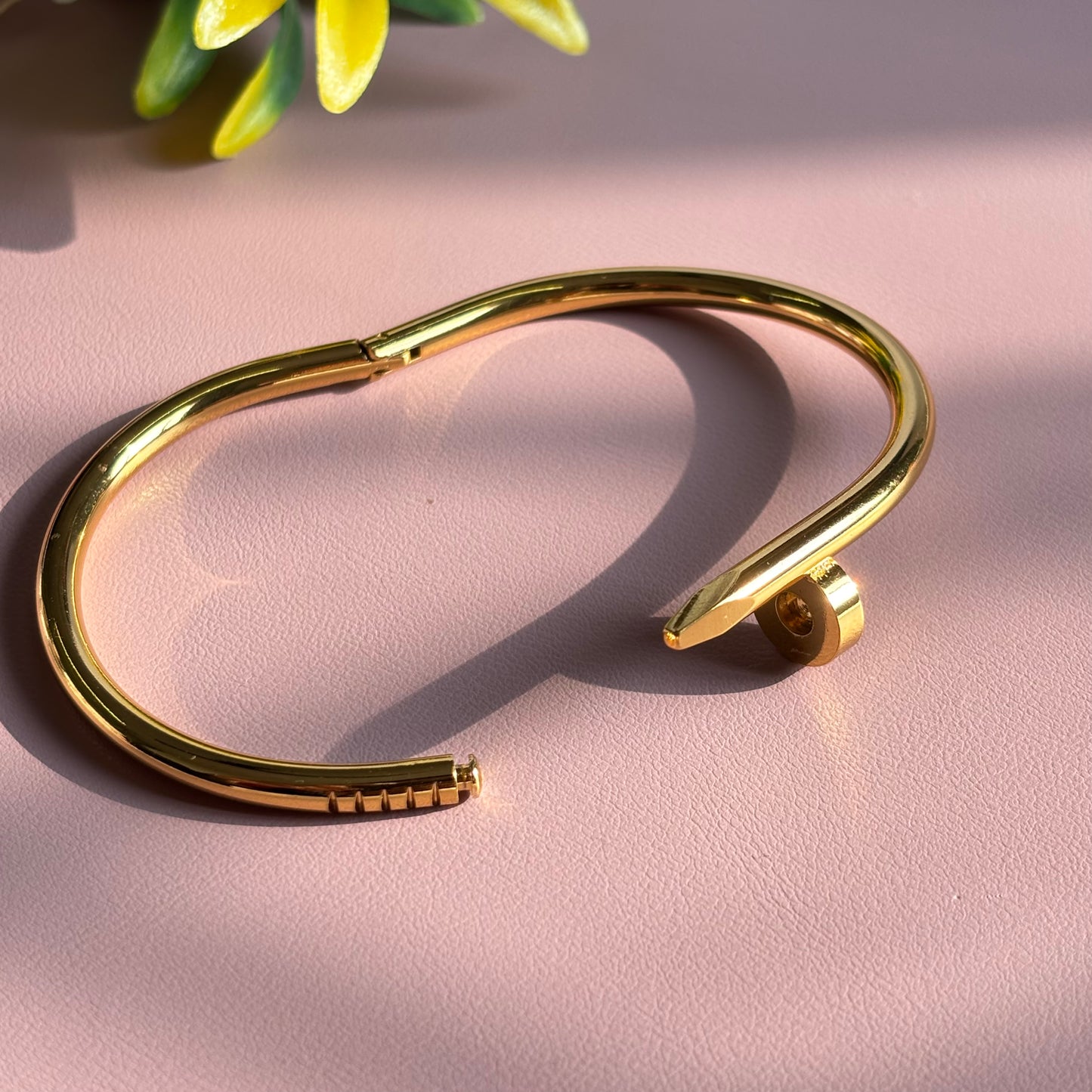 Cartier Golden Nail Bracelet
