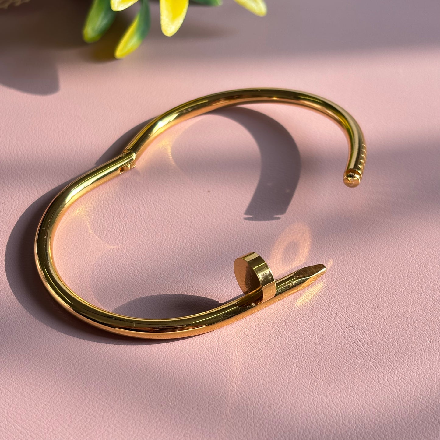Cartier Golden Nail Bracelet