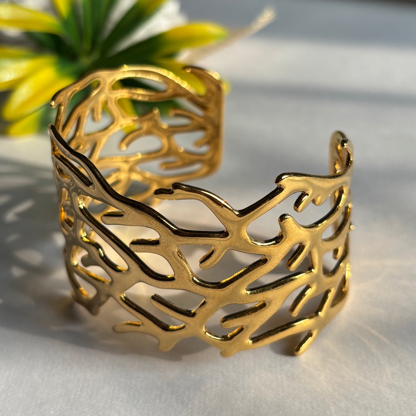 Melted Gold Bracelet