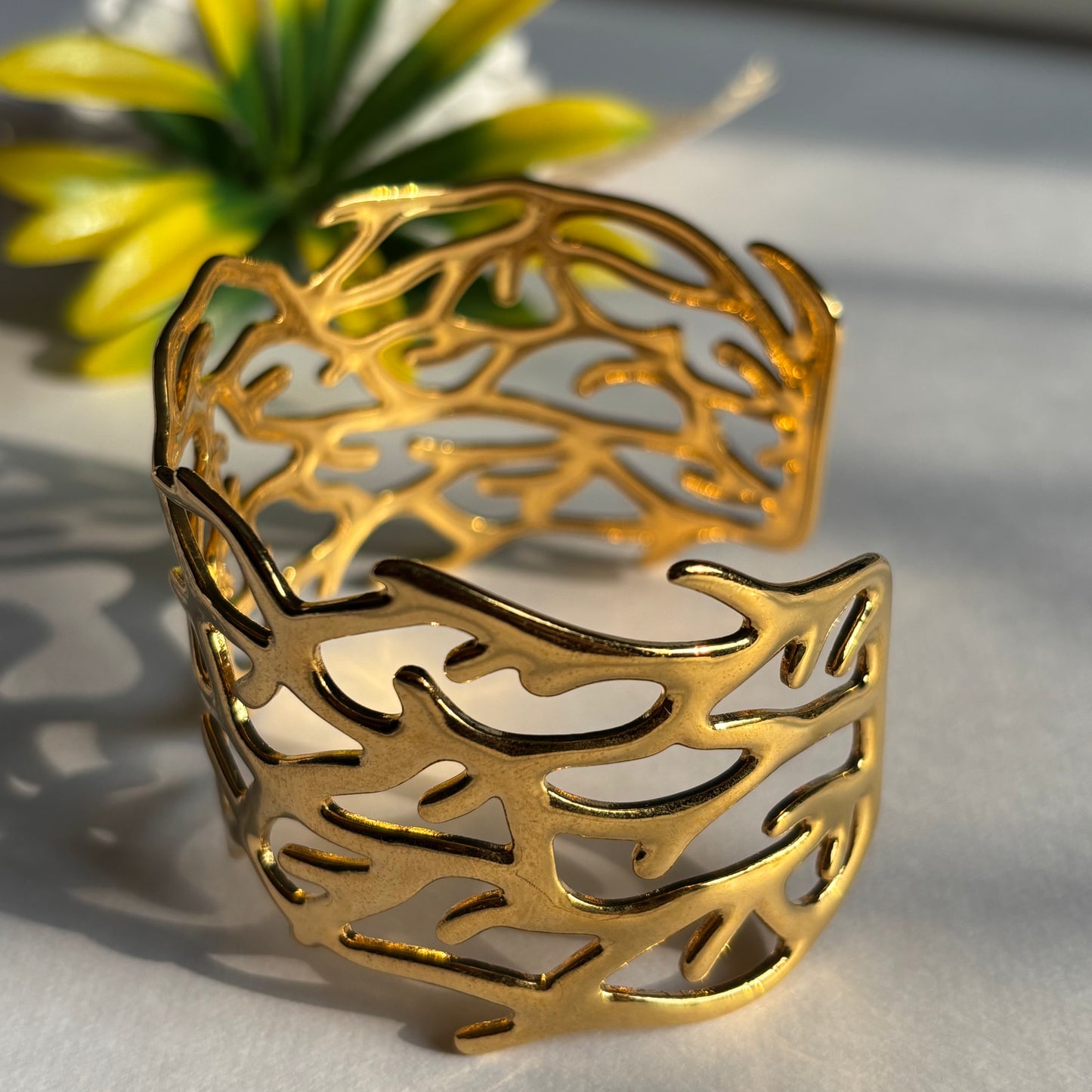 Melted Gold Bracelet