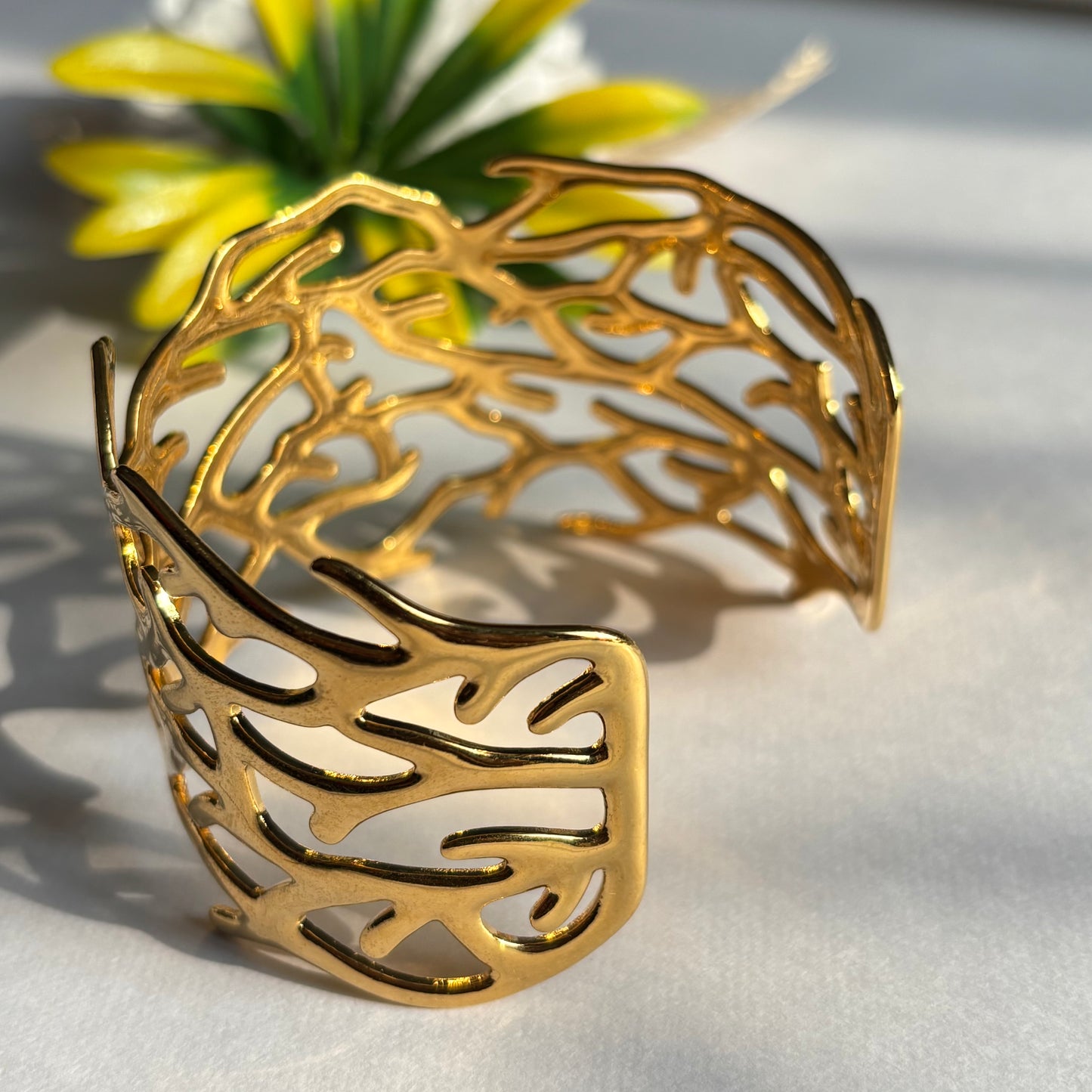 Melted Gold Bracelet