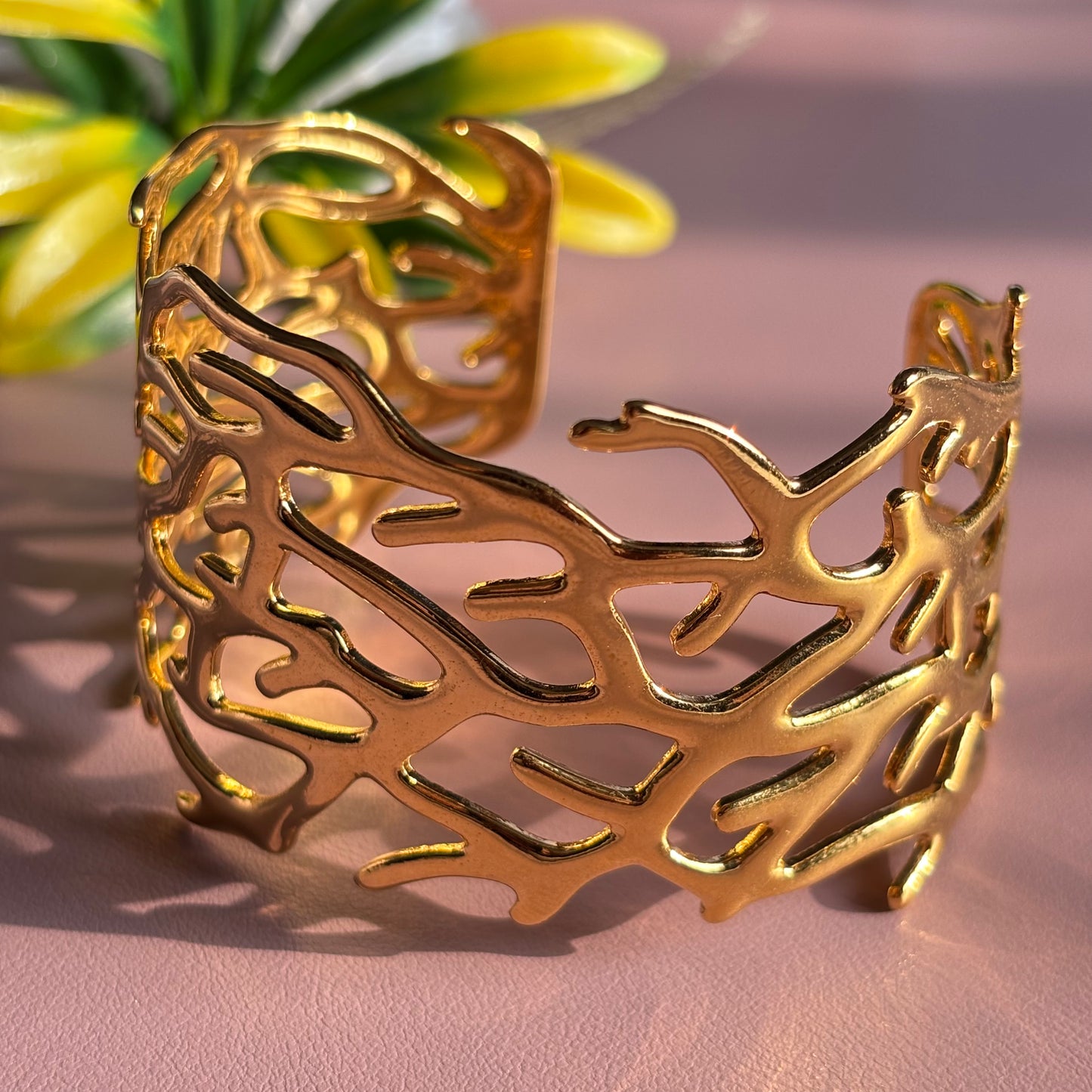 Melted Gold Bracelet