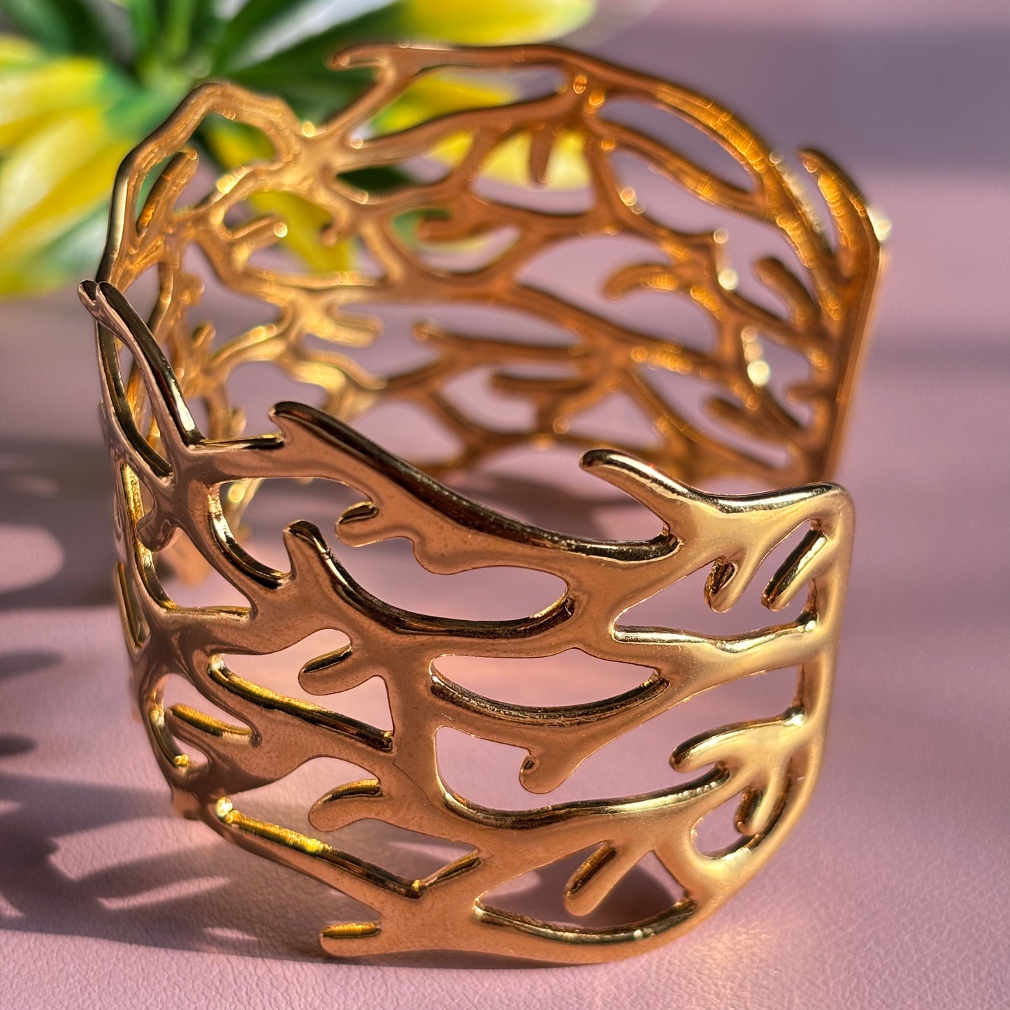Melted Gold Bracelet