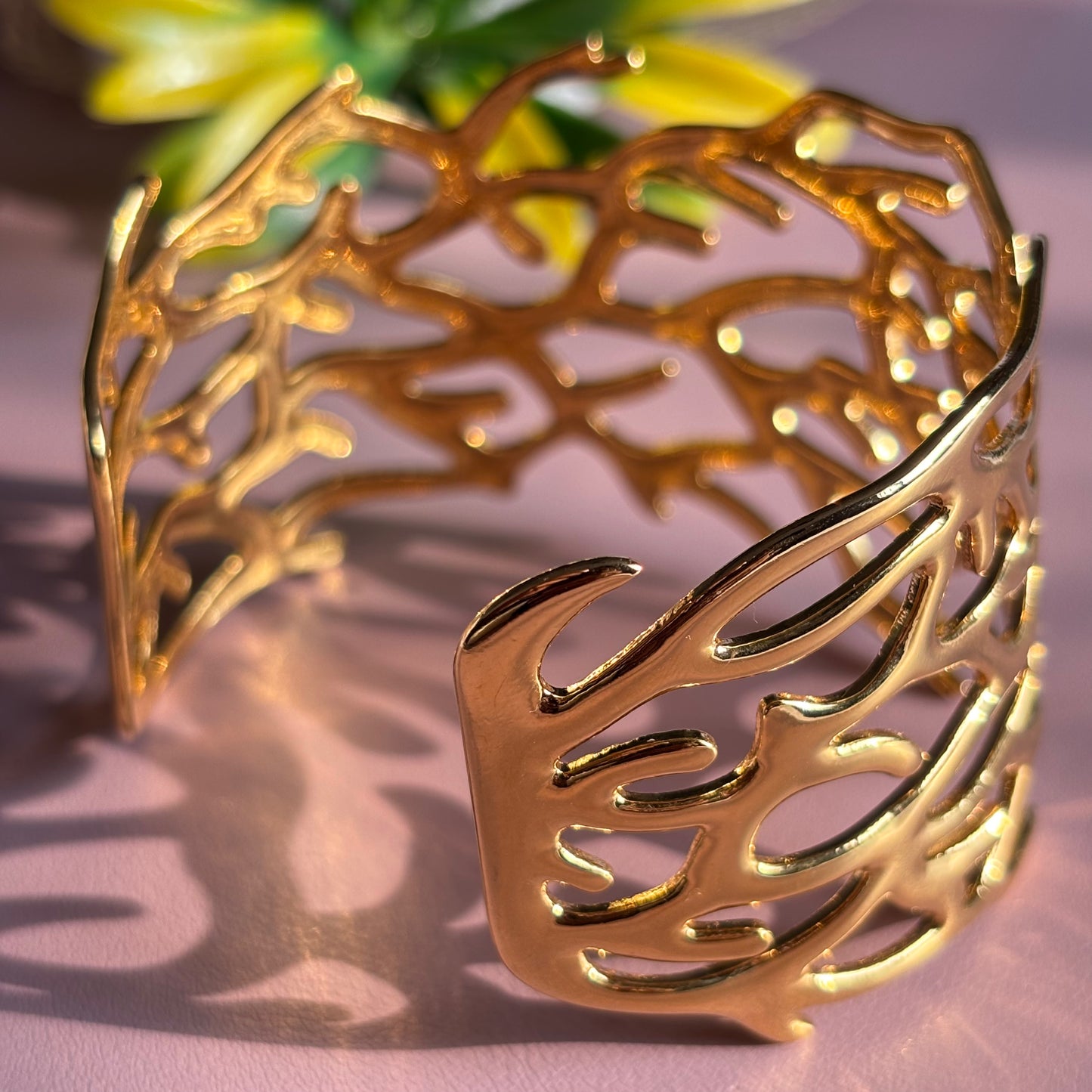 Melted Gold Bracelet
