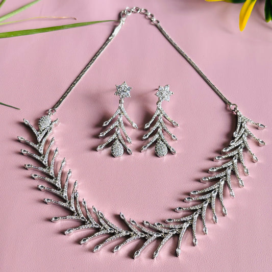 Crystal Pine AD Necklace