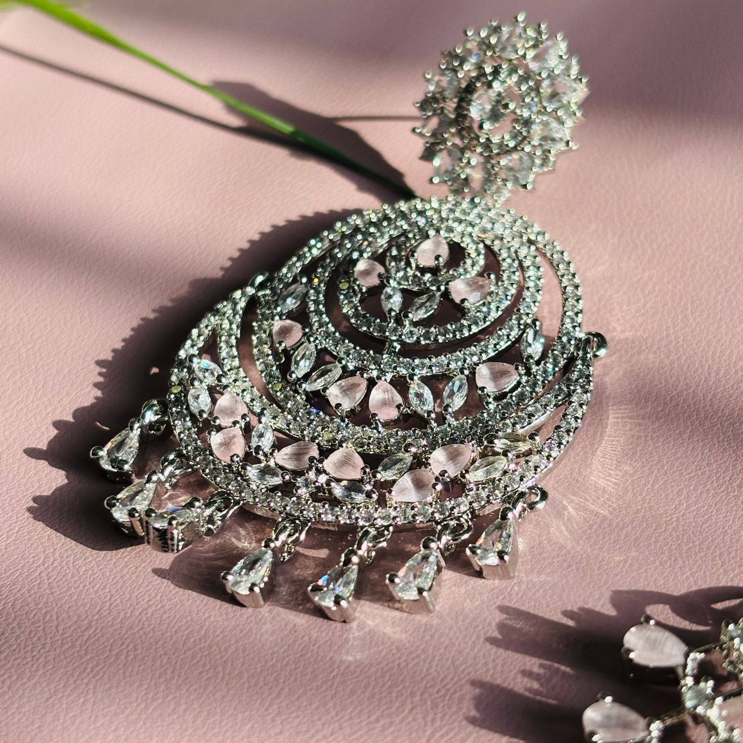 Chand Bali Elegant AD Necklace
