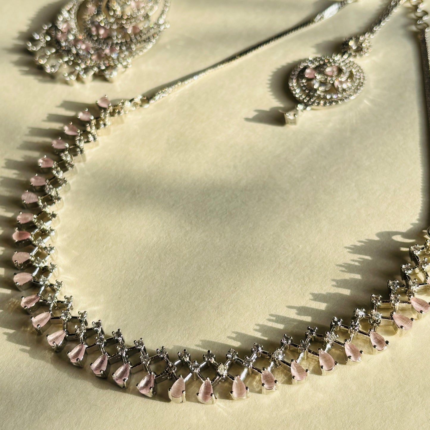 Chand Bali Elegant AD Necklace