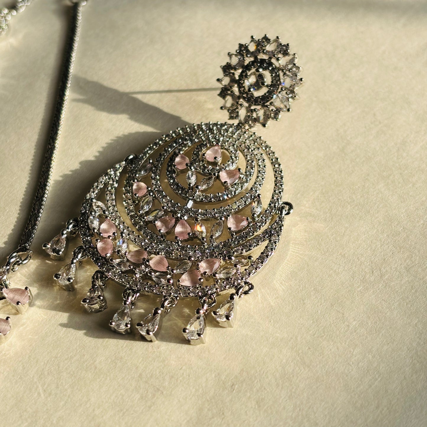 Chand Bali Elegant AD Necklace