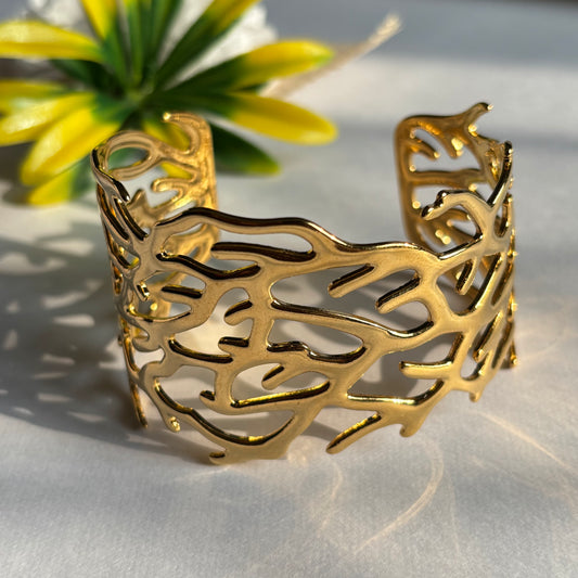 Melted Gold Bracelet
